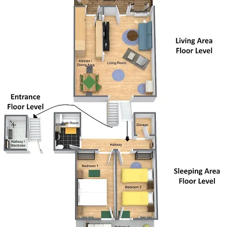 Lta Bei Muenchen - 6p, Parkplatz, S-bahn Apartment *
